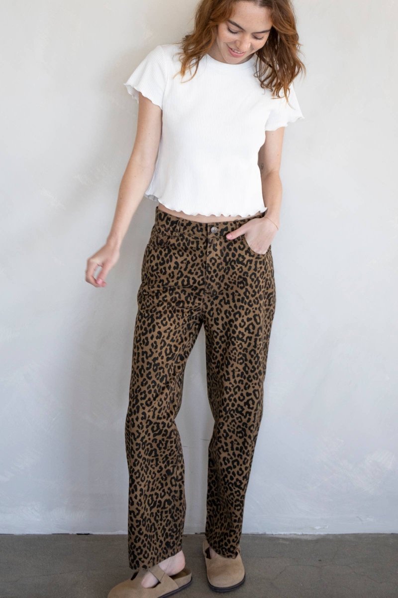 Pantalon Leopard Things Between - Ex - voto