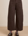 Pantalon Mika Charcoal Damson Madder - Ex - voto