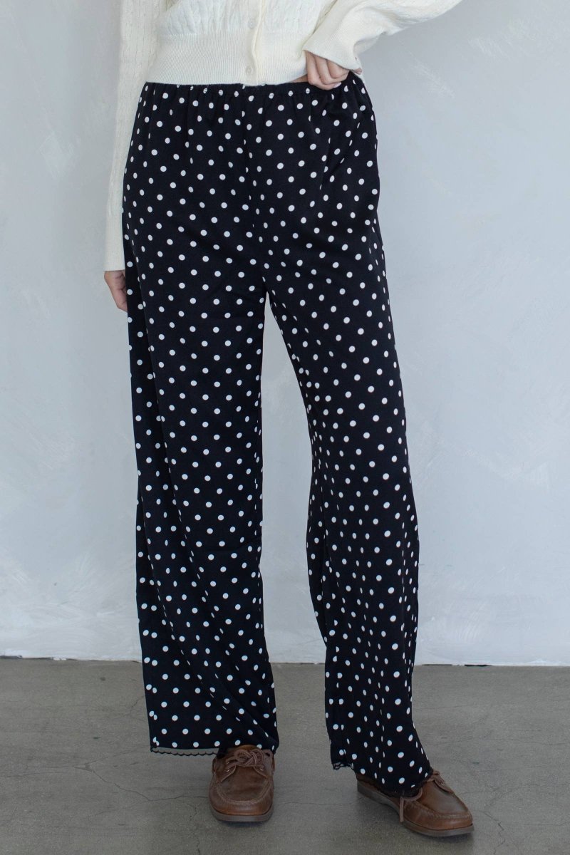 Pantalon Satin Polka Dot Things Between - Ex - voto
