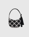 Petit Sac Croissant Baggu Mixed Plaid - Ex - voto