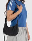 Petit Sac Croissant Baggu Noir - Ex - voto