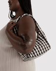 Petit Sac Meringue Baggu Gingham Crème et Noir - Ex-voto