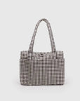 Petit Sac Nuage Carry - on Baggu Gingham Noir et Blanc - Ex - voto