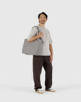 Petit Sac Nuage Carry - on Baggu Gingham Noir et Blanc - Ex - voto