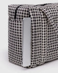 Petit Sac Nuage Carry - on Baggu Gingham Noir et Blanc - Ex - voto
