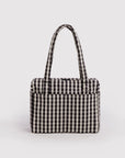 Petit Sac Nuage Carry-on Baggu Gingham Noir et Crème - Ex-voto