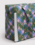 Petit Sac Nuage Carry - on Baggu Green Star Plaid - Ex - voto