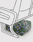 Petit Sac Nuage Carry - on Baggu Green Star Plaid - Ex - voto