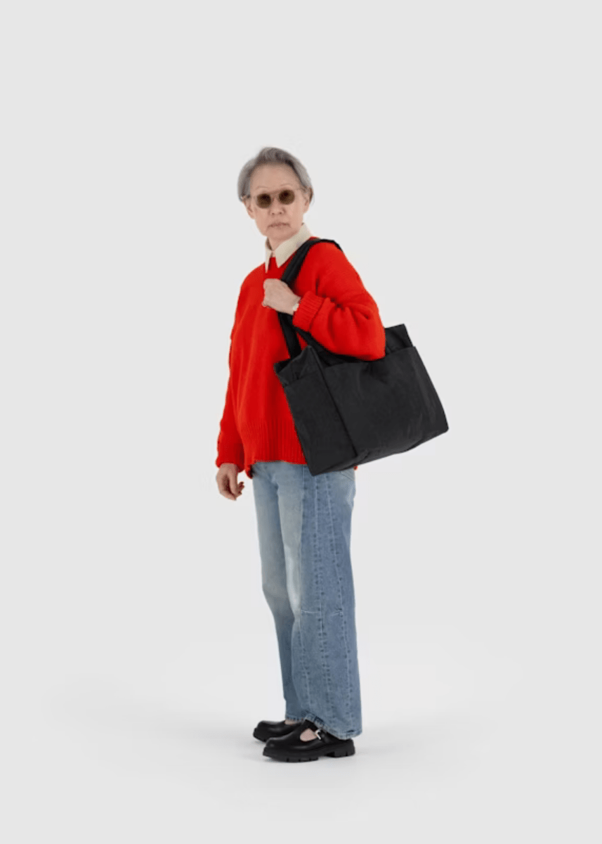 Petit Sac Nuage Carry - on Baggu Noir - Ex - voto