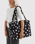 Petit Sac Nuage Carry-on Baggu Noir à Pois Crèmes - Ex-voto