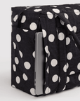 Petit Sac Nuage Carry-on Baggu Noir à Pois Crèmes - Ex-voto