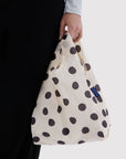 Petit Sac Réutilisable Baggu Cream and Black Polka Dot - Ex-voto