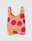 Petit Sac Réutilisable Baggu Light Pink Apples and Bananas - Ex - voto