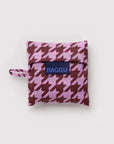Petit Sac Réutilisable Baggu Pink Houndstooth - Ex-voto