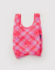 Petit Sac Réutilisable Baggu Pink Star Plaid - Ex - voto