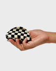 Pince Damiers Noir et Blanc Chunks - Ex - voto