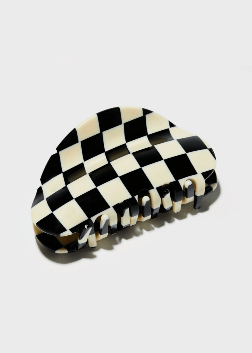 Chunks Black and White Checkered Hairclaw – Ex-voto