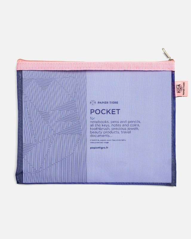 Pochette Mesh M Papier Tigre - Ex - voto