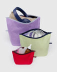Pochettes Go - Ensemble de 3 - Kaleidoscope Mix Baggu - Ex - voto