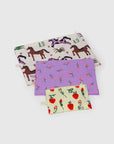 Pochettes Go - Ensemble de 3 - Painted Prairie Baggu - Ex - voto