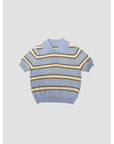Polo Rayé Bleu The Blank Lab - Ex - voto