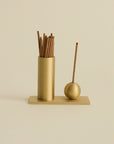 Porte - Encens Cylindre & Sphère Cedar and Myrrh - Ex - voto