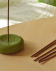 Porte-Encens Minimaliste Vert JT Parker - Ex-voto