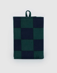 Porte - Feuille Snap Baggu Navy Green Check - Ex - voto