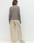 Pull Rayé Cierra Brun et Bleu All Row - Ex-voto