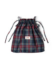 Pyjama 2 pièces en Flanelle Antonella Carreaux Tawny Damson Madder - Ex-voto