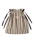 Pyjama 2 pièces Izzy Rayures Choc Ecru Damson Madder - Ex-voto
