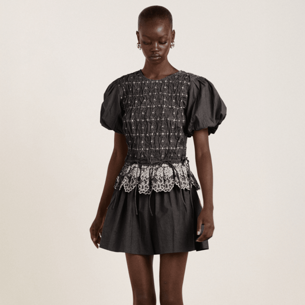 Damson Madder Audrey Black Dress – Ex-voto