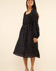 Robe Dawn Noire Ditsy Floral NLT SOLDE - Vente finale - Ex - voto