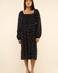 Robe Dawn Noire Ditsy Floral NLT SOLDE - Vente finale - Ex - voto
