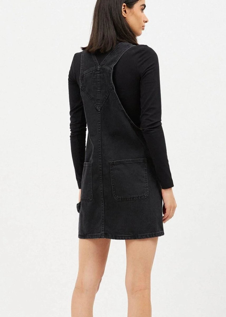 Dr Denim Black Used Connie Dungaree Dress – Ex-voto