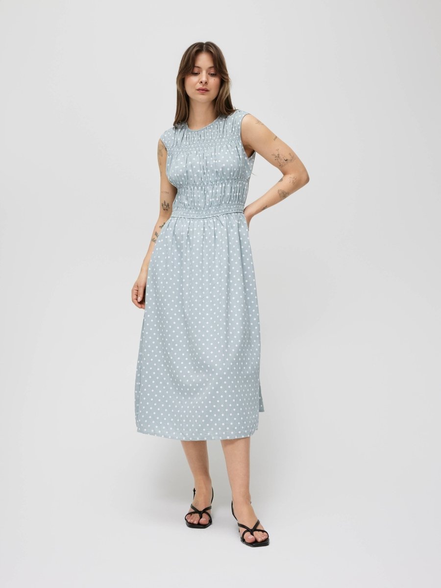 Mod Ref Laura Dress Blue Ex-voto Mod Ref Laura Dress Blue Ex-voto