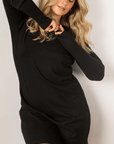 Robe Zoé Rib Noir Dailystory - Ex - voto