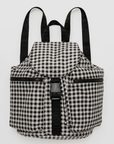 Sac à Dos Baggu Sport Black and White Gingham - Ex - voto