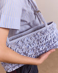 Sac Baguette Sophia Bleu Damson Madder - Ex - voto