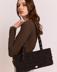 Sac Baguette Sophia Noir Damson Madder - Ex-voto