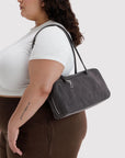 Sac Bowler Baggu Washed Black Denim - Ex-voto
