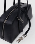 Sac Bowler Cuir Recyclé Baggu Noir - Ex - voto