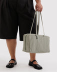 Sac Bowler Medium Baggu Sage Stripe - Ex - voto