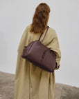 Sac Brooklyn Ölend Suede Rouge Cerise - Ex-voto