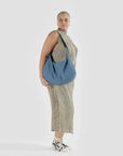 Sac Croissant Large Baggu Digital Denim - Ex - voto