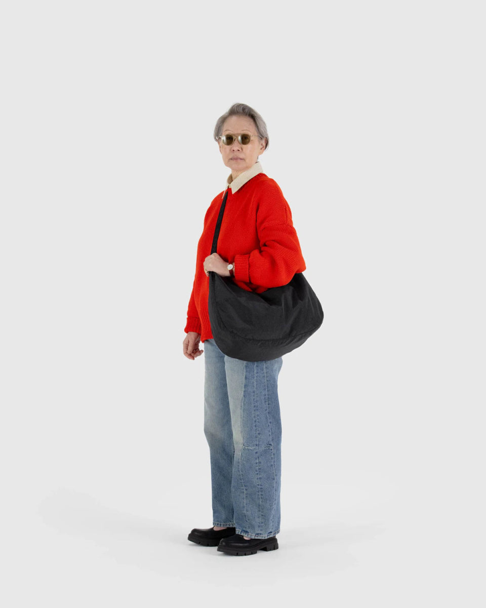 Baggu Black Large Crescent Bag – Ex-voto