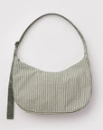 Sac Croissant Large Baggu Sage Stripe - Ex - voto