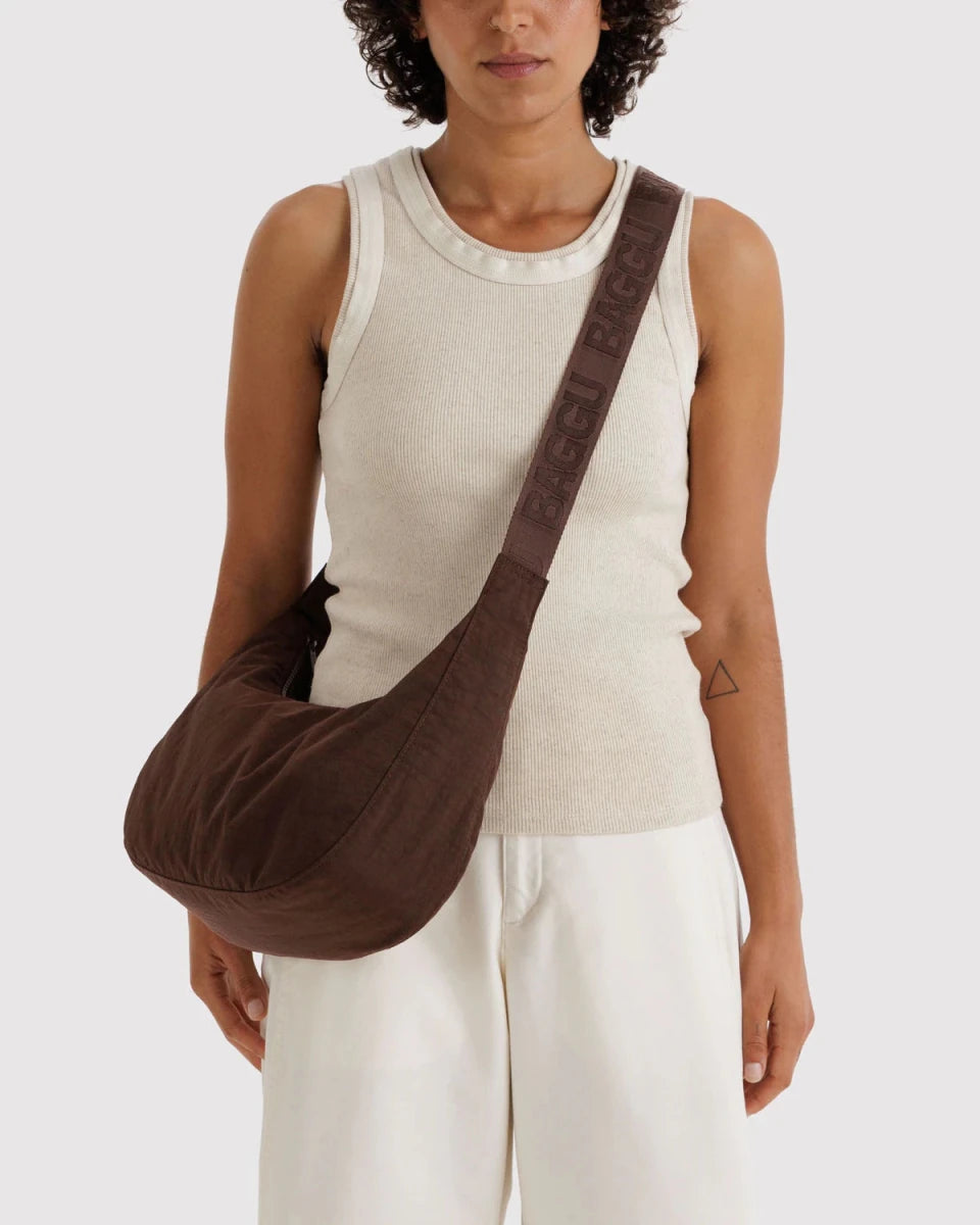 Baggu Coffee Medium Crescent Bag – Ex-voto