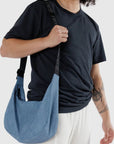 Sac Croissant Medium Baggu Digital Denim - Ex - voto