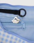 Sac Croissant Medium Baggu Gingham Bleu Clair - Ex - voto